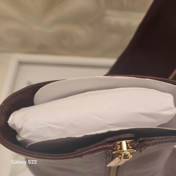 Michael Kors Leather Burgundy "Alina" Flex Bootie. NWT. Various - Picture 5 of 11